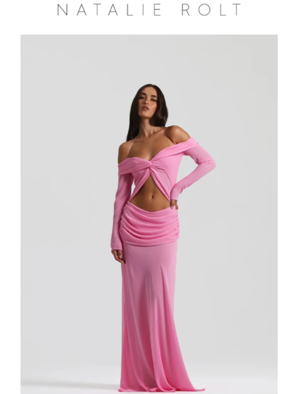 Natalie Rolt *NEW* Candy Pink Emily Gown